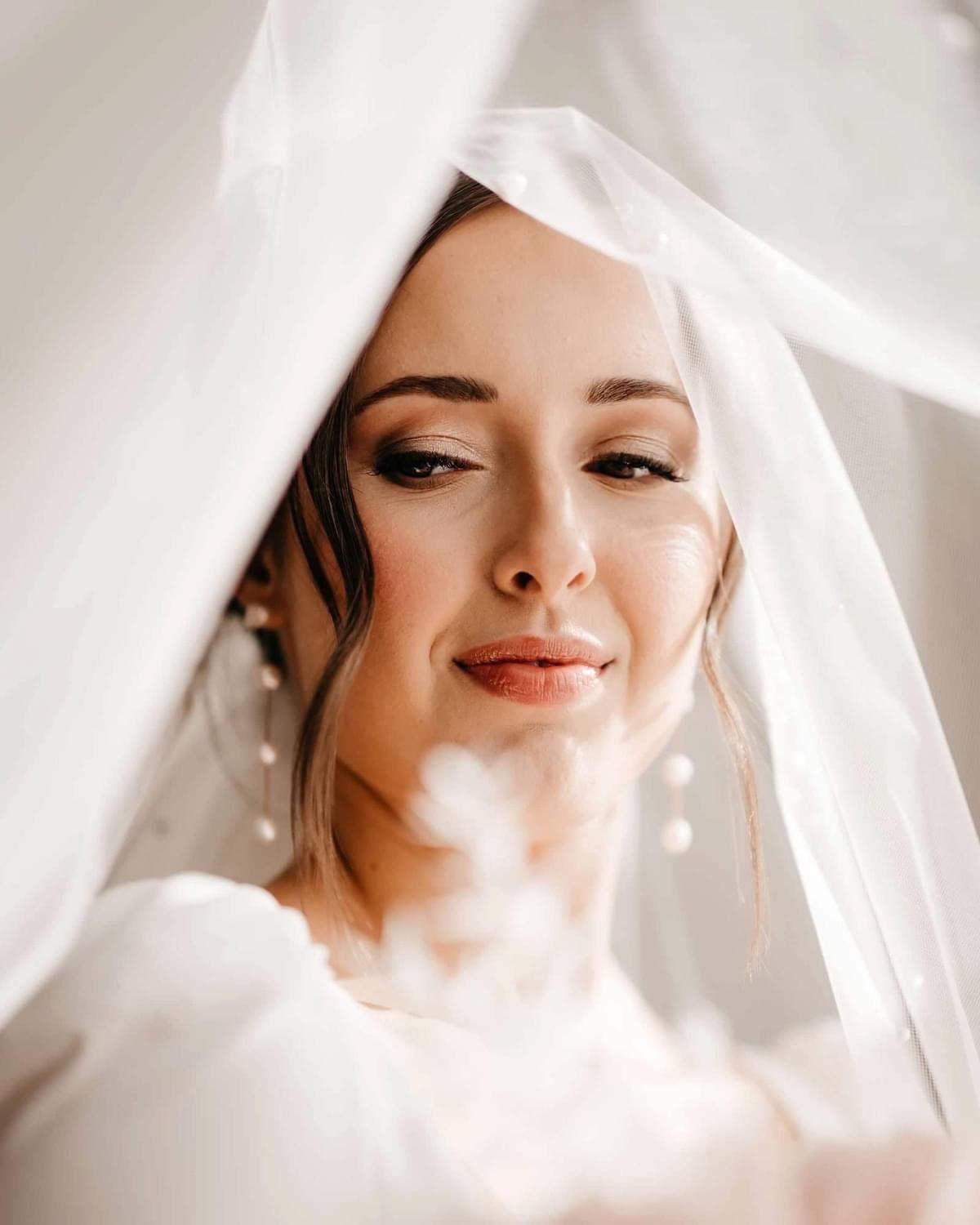 Bridal veil close-up